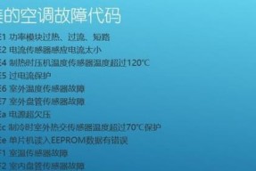 海尔中央空调故障代码74解析（了解故障代码74）